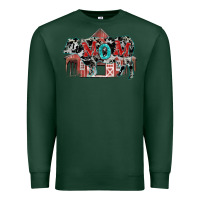 Sports Green Mom cow Mother's Day Premium Sweatshirt - FaDigitalArtStudio