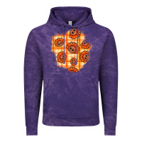 Cloud Purple Thanksgiving Turkey With Tartan Patch Vintage Hoodie - BundleAndBundleShop