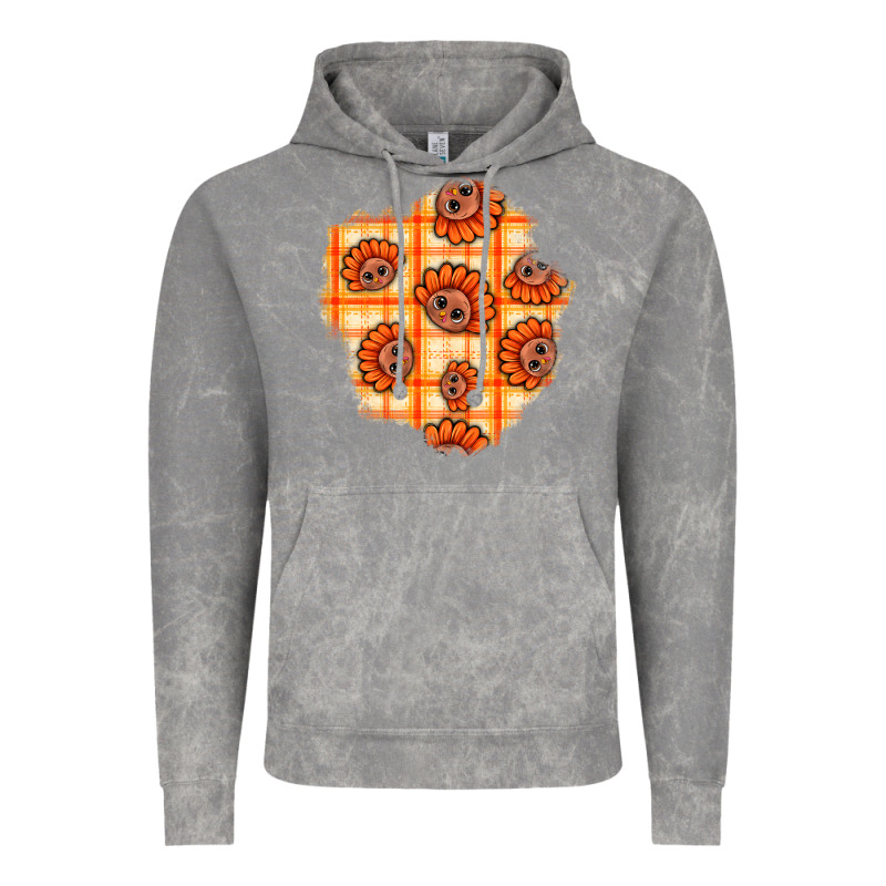 Thanksgiving Turkey With Tartan Patch Vintage Hoodie by BundleAndBundleShop | Teevron