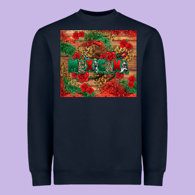 Mexicana Heavyweight Sweatshirt Designed By Texasbilliewilder
