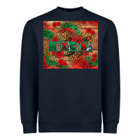 Navy Mexicana Heavyweight Sweatshirt - texasbilliewilder