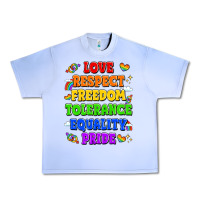 Grape Ice love respect freedom tolerance equality pride Urban Heavy Tee - LillyAllenDesigns