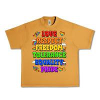 Peanut Butter love respect freedom tolerance equality pride Urban Heavy Tee - LillyAllenDesigns