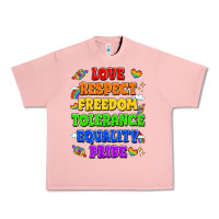 Salmon love respect freedom tolerance equality pride Urban Heavy Tee - LillyAllenDesigns