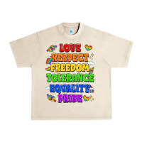 Sandshell love respect freedom tolerance equality pride Urban Heavy Tee - LillyAllenDesigns