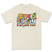 Bone the beach is my happy place Premium Tee - MaliasSmallBusiness