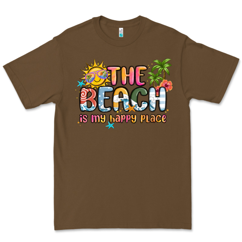 The Beach Is My Happy Place Premium Tee by MaliasSmallBusiness | Teevron