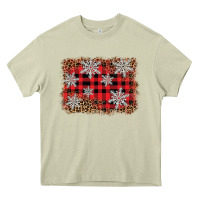 Mossy snowflake background Heavy Core Tee - BarkalooDesign