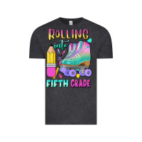 Vintage Black rolling into fifth grade Vintage Tee - BundleAndBundleShop