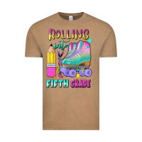 Rolling Into Fifth Grade Vintage Tee | Teevron