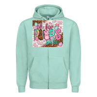 Seafoam Oh for peeps sake tumbler Easter Day Zipper Hoodie - HowdyJamesFarm