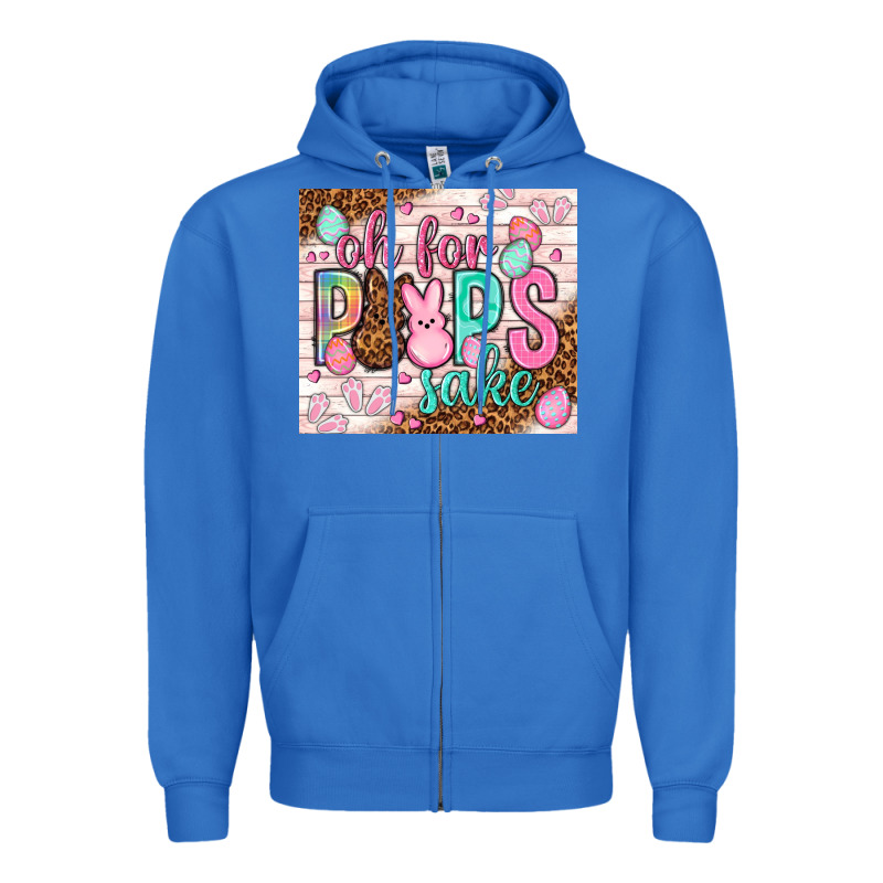Oh For Peeps Sake Tumbler Easter Day Zipper Hoodie by HowdyJamesFarm | Teevron