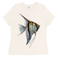 Bone Angelfish Ladies Tee - LillyAllenDesigns