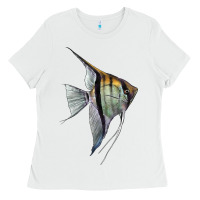 White Angelfish Ladies Tee - LillyAllenDesigns