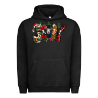 Pigment Black joy Christmas cows Urban Hoodie - CowhideDigitalArt