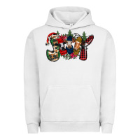 Pigment Lunar Rock joy Christmas cows Urban Hoodie - CowhideDigitalArt