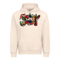 Sandshell joy Christmas cows Urban Hoodie - CowhideDigitalArt