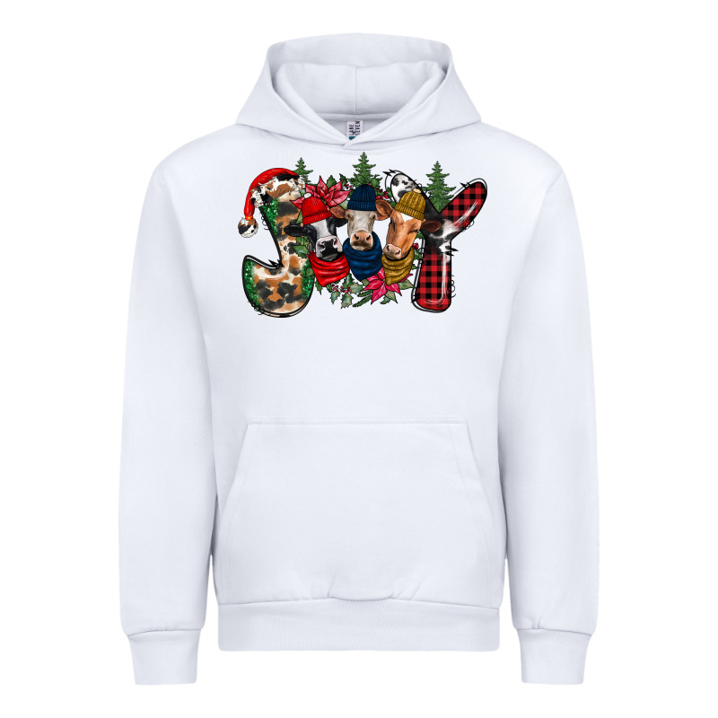 Joy Christmas Cows Urban Hoodie by CowhideDigitalArt | Teevron