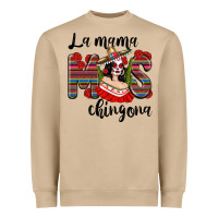 Mushroom La Mama Mos Chingona Heavyweight Sweatshirt - texasbilliewilder