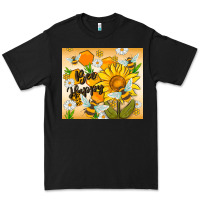 Black bee happy Premium Tee - MaliasSmallBusiness