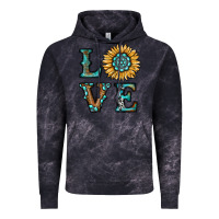Cloud Black sunflower love Vintage Hoodie - RanaPortraitStore