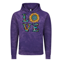 Cloud Purple sunflower love Vintage Hoodie - RanaPortraitStore