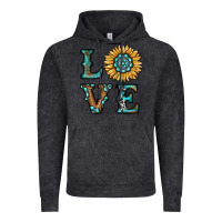 Vintage Black sunflower love Vintage Hoodie - RanaPortraitStore