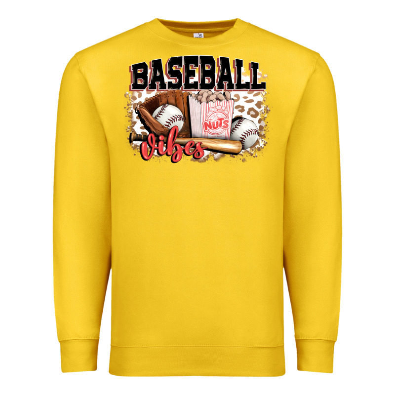 Baseball Vibes Premium Sweatshirt by FaDigitalArtStudio | Teevron