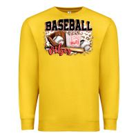 Lemon baseball vibes Premium Sweatshirt - FaDigitalArtStudio