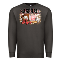 Smoke baseball vibes Premium Sweatshirt - FaDigitalArtStudio