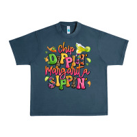 Midnight Navy chip dippin' margarita sippin' Urban Heavy Tee - LillyAllenDesigns