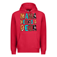 Cardinal Mama Needs a Beer Premium Hoodie - CowCowDesign