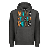 Charcoal Heather Mama Needs a Beer Premium Hoodie - CowCowDesign