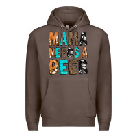 Coffee Mama Needs a Beer Premium Hoodie - CowCowDesign