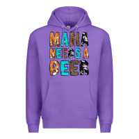 Purple Mama Needs a Beer Premium Hoodie - CowCowDesign