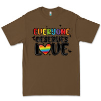 Cacao everyone deserves love Premium Tee - MaliasSmallBusiness