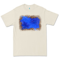Bone gemstone blue leopard background Premium Tee - JahusDesignShop