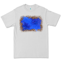 Dove Grey gemstone blue leopard background Premium Tee - JahusDesignShop