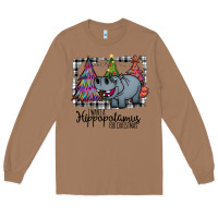 Toasted Coconut I Want Hippopotamus For Christmas Long Sleeve Tee - Bettercallsaul