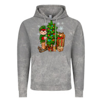 Cloud Rock Christmas Elf With Gift Vintage Hoodie - BundleAndBundleShop
