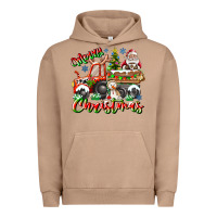 Merry Christmas  Tractor Urban Hoodie | Teevron