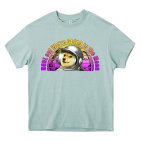 Arona doge coin hodl on we're going to the moon retro sunset Heavy Core Tee - Jasminsmagicworld