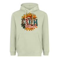 Matcha Faith USA Heavyweight Hoodie - FaDigitalArtStudio