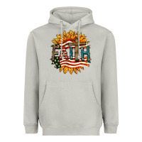 Moon Dust Faith USA Heavyweight Hoodie - FaDigitalArtStudio
