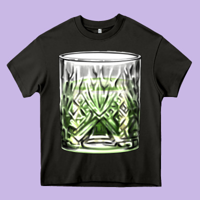 Gin Tonic Heavy Core Tee Designed By Adodesignshop