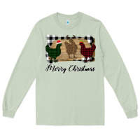 Matcha Merry Christmas Chickens Long Sleeve Tee - Bettercallsaul