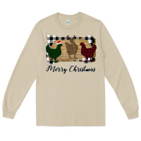 Mushroom Merry Christmas Chickens Long Sleeve Tee - Bettercallsaul