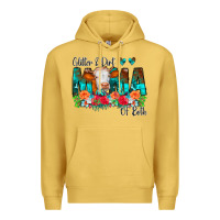 Glitter Dirt Mama Of Both Cow Flowers Premium Hoodie | Teevron