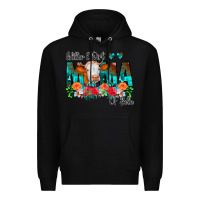 Black Glitter Dirt Mama Of Both Cow Flowers Premium Hoodie - CowCowDesign