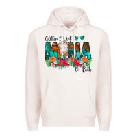 Pale Pink Glitter Dirt Mama Of Both Cow Flowers Premium Hoodie - CowCowDesign